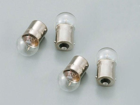 Indicator Bulb, Small Head, BA15S, 15W, 4-pack